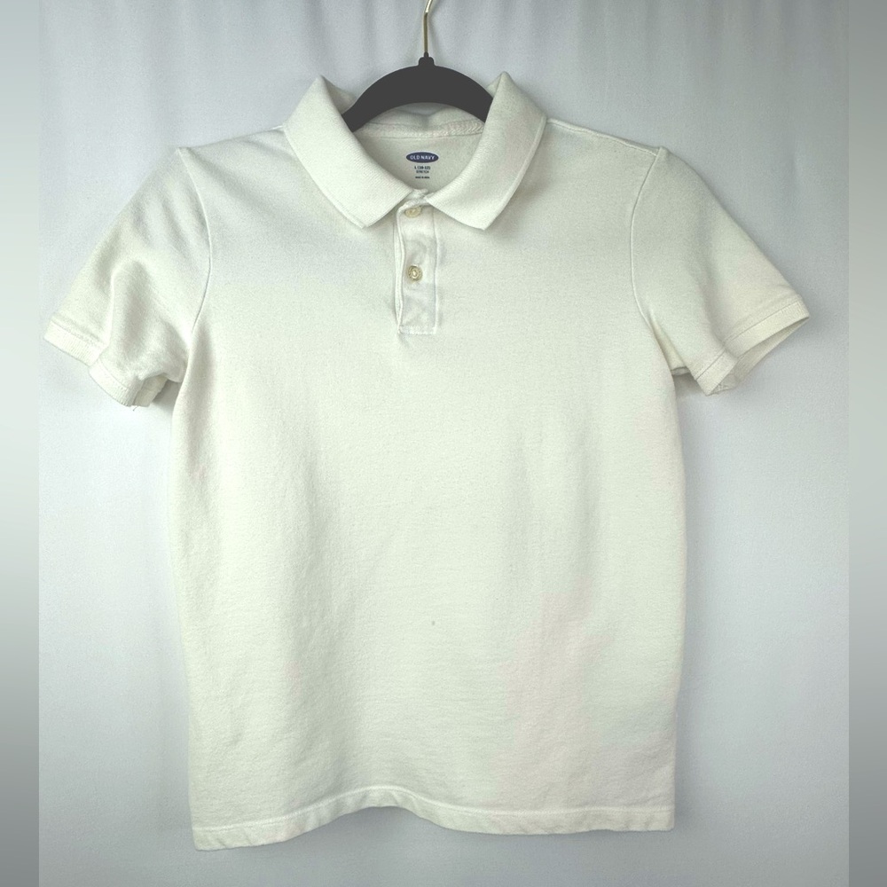 Old Navy Uniform Polo White sz L(10-12)